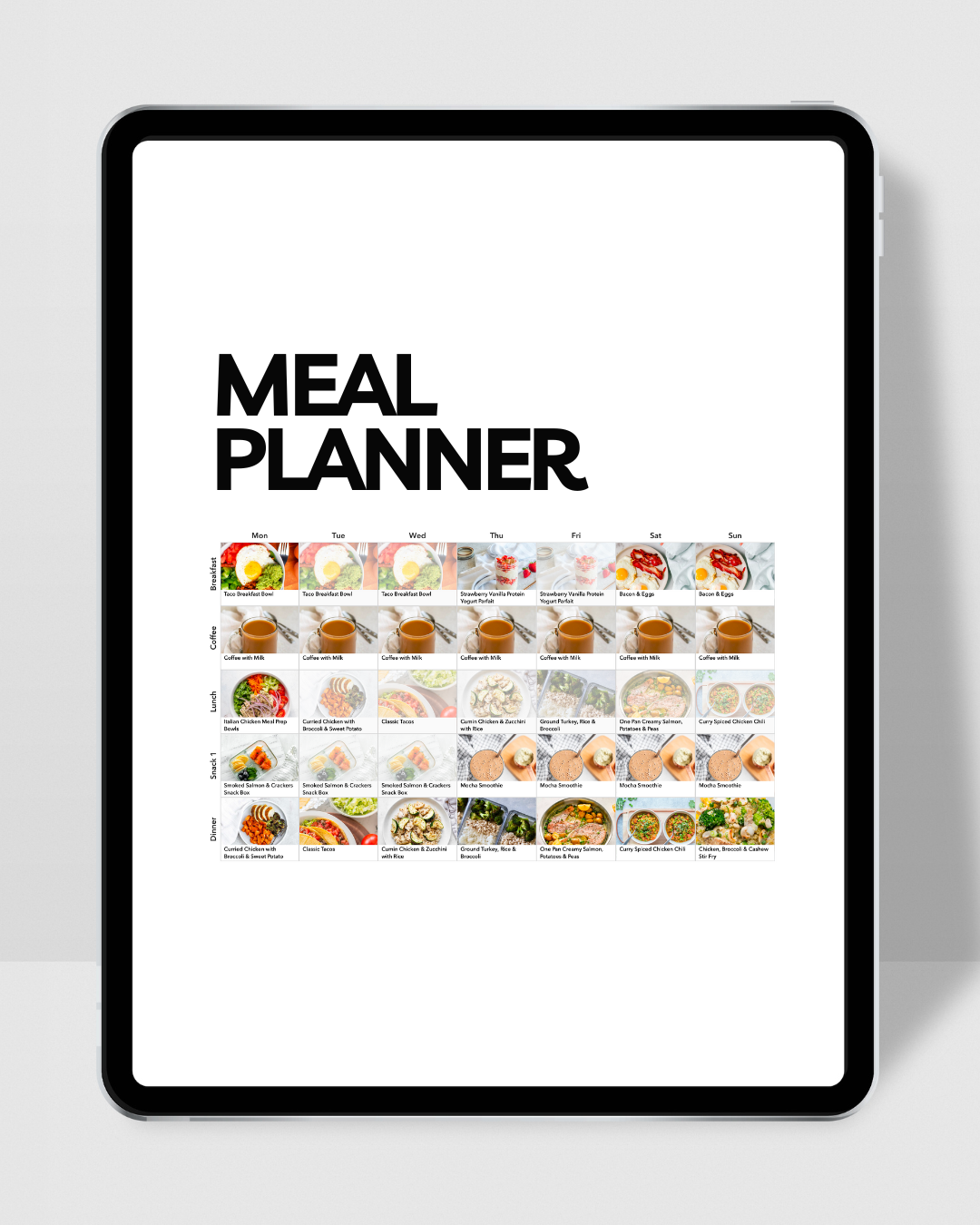High Protein Fat Loss Meal Plan (March)