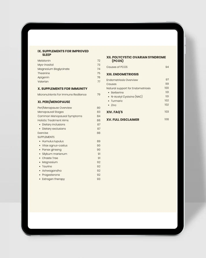 The Woman’s Guide to Effective Supplementation