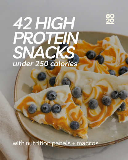 42 High Protein Snacks (under 250 calories!)